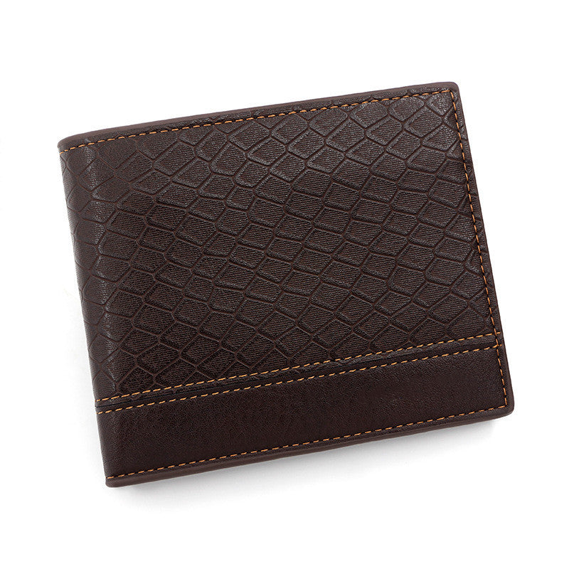 Rustic Brown Synthetic Leather Lining for Male Suitcase CHF CH - Snakes Don’t Bite Back D2418-1 Wallet in Style united