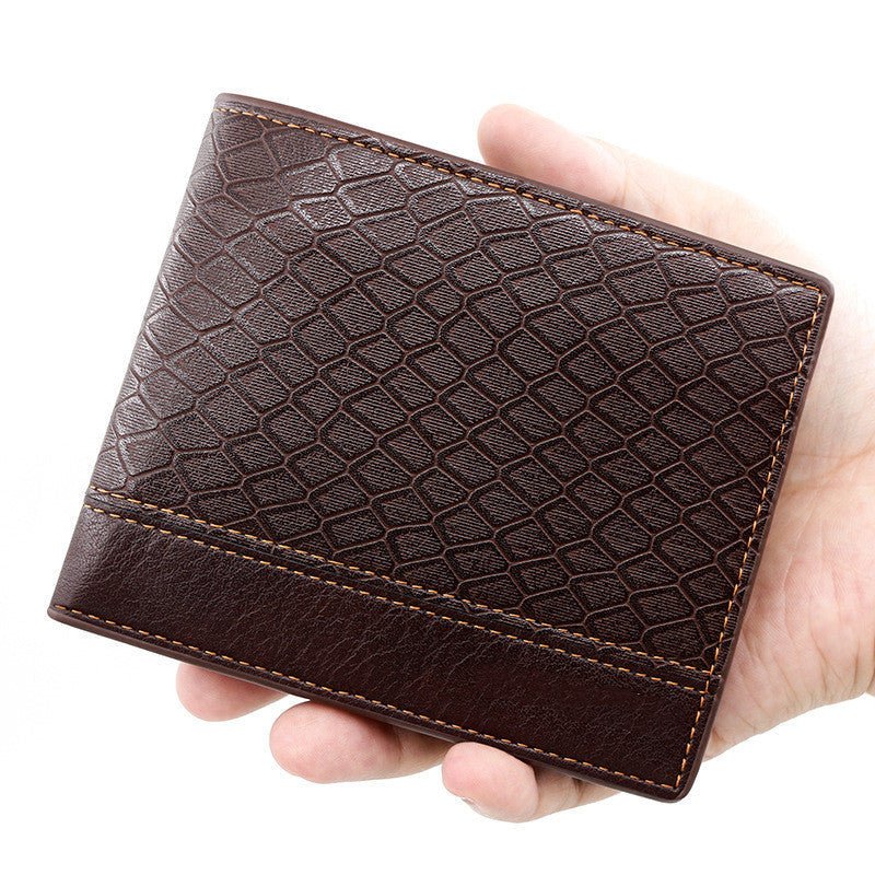 Rustic Brown Synthetic Leather Lining for Male Suitcase CHF CH - Snakes Don’t Bite Back D2418-1 Wallet in Style united