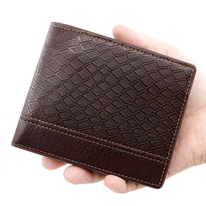 Rustic Brown Synthetic Leather Lining for Male Suitcase CHF CH - Snakes Don’t Bite Back D2418-1 Wallet in Style united