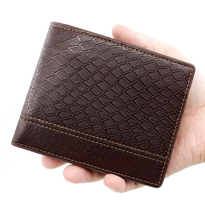 Rustic Brown Synthetic Leather Lining for Male Suitcase CHF CH - Snakes Don’t Bite Back D2418-1 Wallet in Style united