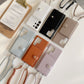 S23 Ultra Lychee Pattern Card Holder Case for Samsung S8 S9 S10 S20 - Teleplus s23ultra lychee pattern card open