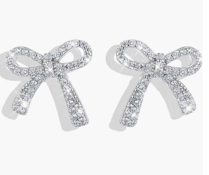 S925 Exquisite Women’s Simple Full Diamond Cross Stud Earrings - Shimmer Like a Star with S925 Diamond Cross Earrings