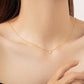 S925 Loving Heart Necklace with Diamond Plating in 18K Gold and Silver Chain - for the Hopeless Romantic s925 loving