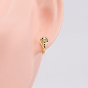925 Silver Platinum-Plated Snake Zodiac Earrings for Women in the United States - Slither into Style with S925 Ear