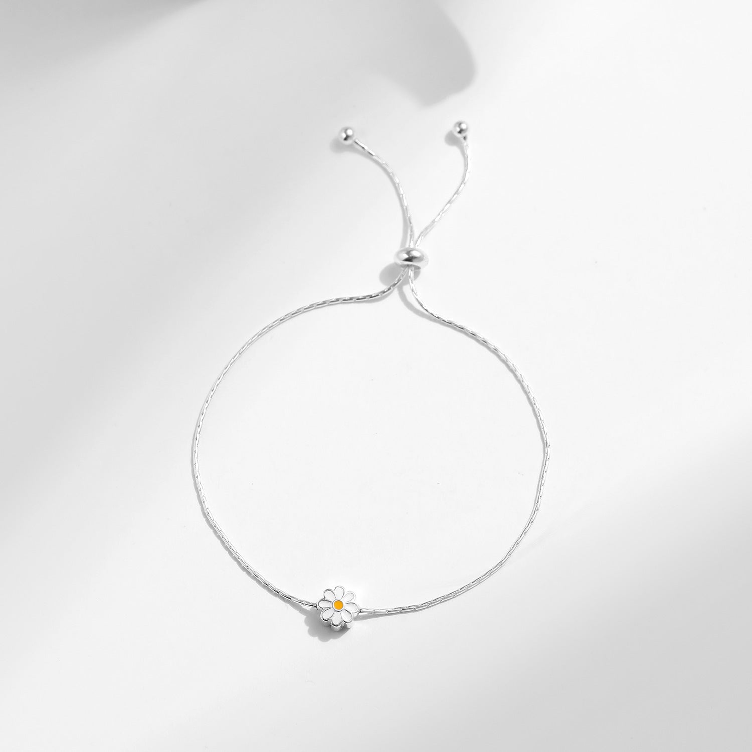 S925 Sterling Silver Enamel Telescopic Bracelet - S925 Sterling Silver Enamel Telescopic Bracelet