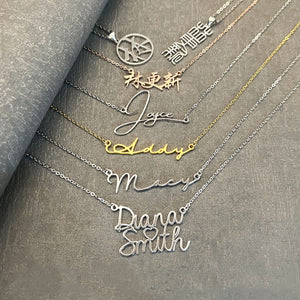 S925 Sterling Silver English Name Letter Necklace - S925 Sterling Silver Name Letter Necklace Product Details