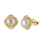 Women’s Silver Pearl Engagement Earrings with Electroplating in the United States - So Fancy Even Pearls Are Jealous