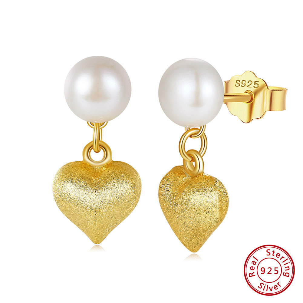 Women’s Silver Pearl Engagement Earrings with Electroplating in the United States - So Fancy Even Pearls Are Jealous