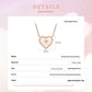 S925 Sterling Silver NecklaceLight Luxury And Simplicity Heart-shaped Fritillary - S925 Sterling Silver Heart Necklace