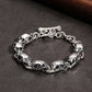 S925 Sterling Silver Punk Skull Bracelet - S925 Sterling Silver Punk Skull Bracelet for Everyone