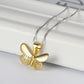 S925 Sterling Silver Temperamental Butterfly Zircon Necklace - Tempt Your Neck with a Butterfly in Silver Style