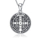 Saint Benedict Medals Necklace for Women Sterling Silver - Unlock Style with Saint Benedict Medals Necklace