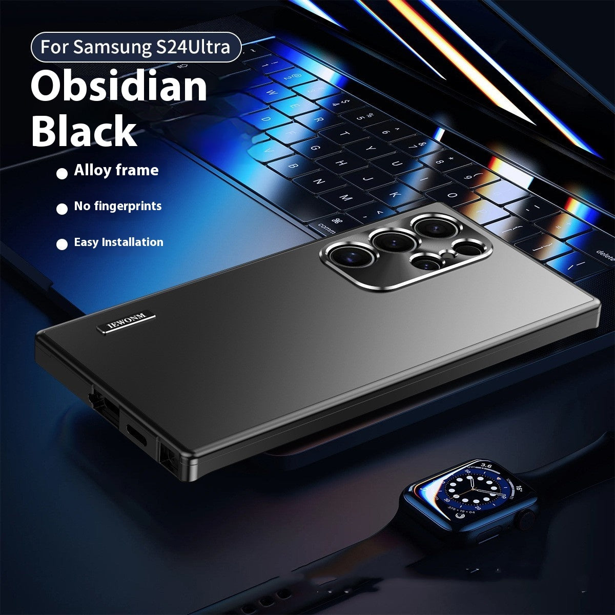 Samsung Magnetic Metal Phone Case Luxury Shockproof Slim Protective Cover - phone case