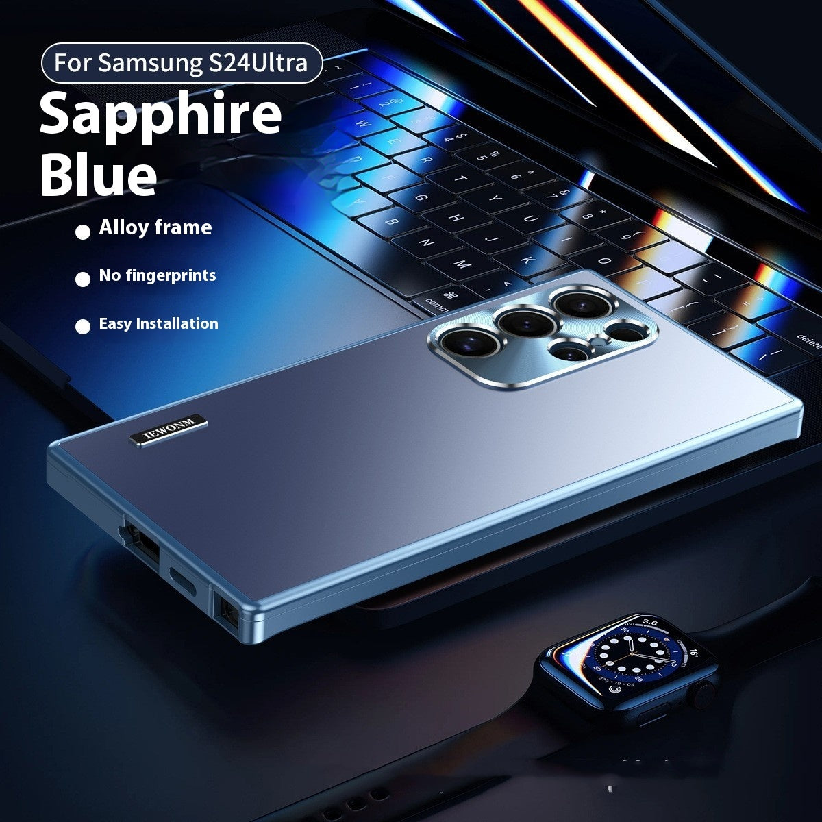 Samsung Magnetic Metal Phone Case Luxury Shockproof Slim Protective Cover - phone case