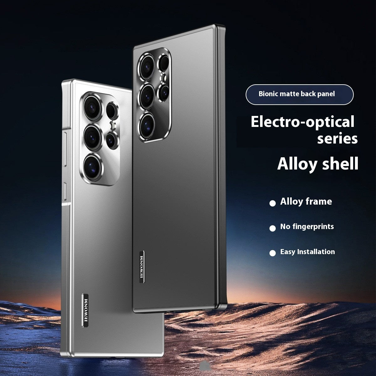 Samsung Magnetic Metal Phone Case Luxury Shockproof Slim Protective Cover - phone case