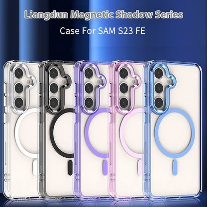 Samsung S23 FE Transparent Anti Drop Silicone Shell with Magnetic Protective Cover - Teleplus transparent anti drop