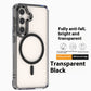 Samsung S23 FE Transparent Anti Drop Silicone Shell with Magnetic Protective Cover - Teleplus transparent anti drop