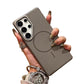 Samsung S24 Ultra Magnetic Suction Phone Case with Carbon Fiber Grain - Teleplus magnetic suction s24ultra carbon fiber