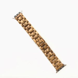 Sandalwood Three-Bead Butterfly Buckle Strap - Sandalwood Three-Bead Butterfly Buckle Strap Band