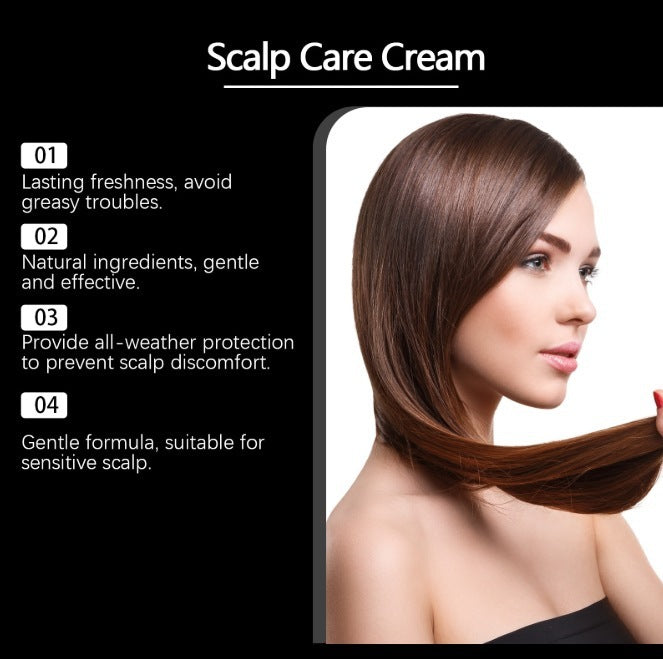 Scalp Care Cream with Ginger Root Oil for Hair Color Brightness - Teleplus ginger root oil scalp care cream hair color