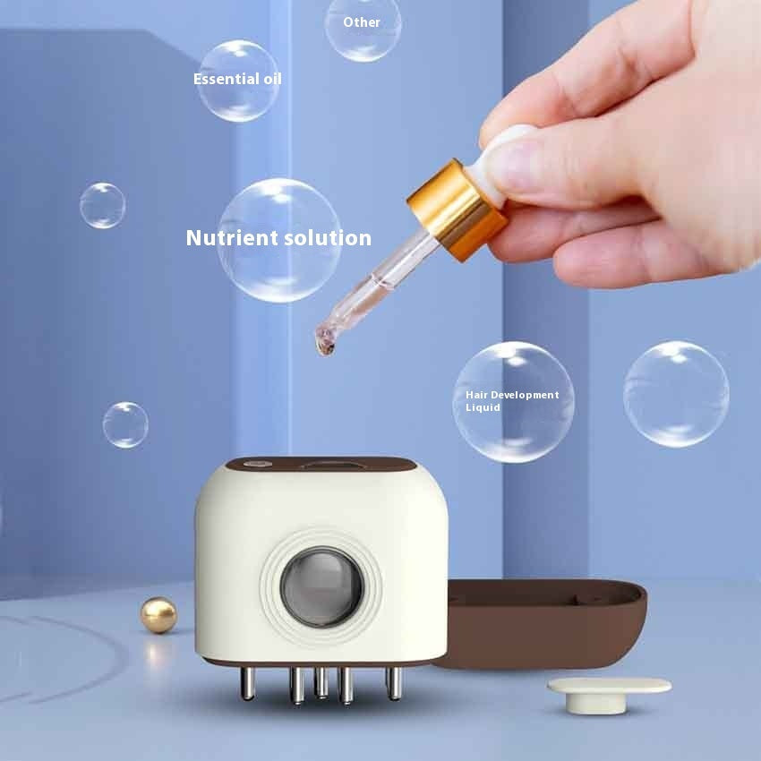 Scalp Medicine Supplying Device with Light Micro Current and Vibration - for Happy Hair Days scalp medicine supplying