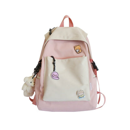 Schoolbag Female New Korean Version Of The Trend Of College Style Ins Girl Backpack Japanese Junior High School Student