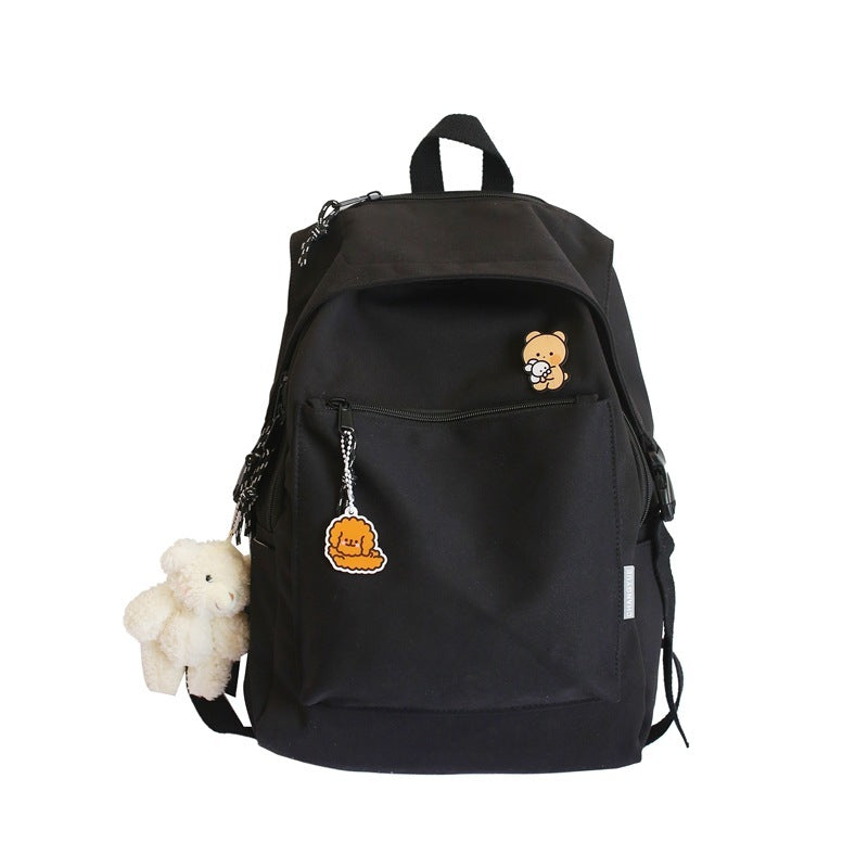 Schoolbag Female New Korean Version Of The Trend Of College Style Ins Girl Backpack Japanese Junior High School Student