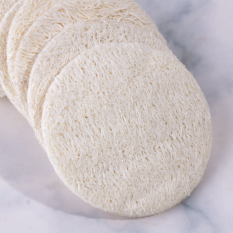 Scrubbing Exfoliating Loofah Round Reusable Facial Wash Puff - for Spa-Level Fun scrubbing exfoliating loofah round