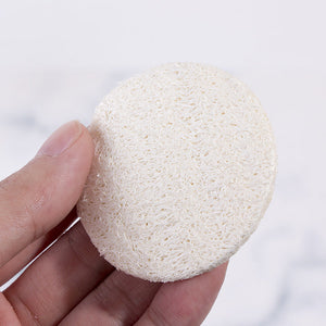 Scrubbing Exfoliating Loofah Round Reusable Facial Wash Puff - for Spa-Level Fun scrubbing exfoliating loofah round