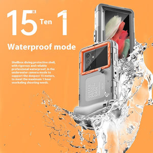 Second Generation US Applicable Diving and Swimming Metal Back Cover for Apple - Waterproof Cases second generation