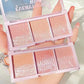 Secret Garden Gradient Pearlescent Blush and Eye Palette with Three-Color - secret garden gradient pearlescent blush