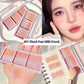 Secret Garden Gradient Pearlescent Blush and Eye Palette with Three-Color - secret garden gradient pearlescent blush