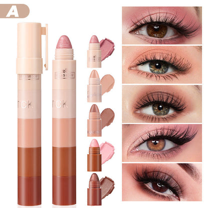 Sections Eyeliner Pen for Universal Skin with Highlight and No Eye Shadow - five sections eyeliner pen highlight