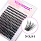 Segmented Eyelashes with Imported Fiber for United States Customers CHF - united states chf segmented eyelashes