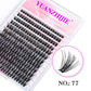 Segmented Eyelashes with Imported Fiber for United States Customers CHF - united states chf segmented eyelashes