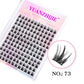 Segmented Eyelashes with Imported Fiber for United States Customers CHF - united states chf segmented eyelashes