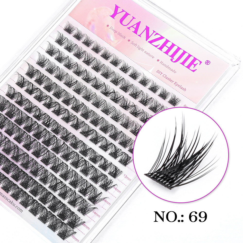 Segmented Eyelashes with Imported Fiber for United States Customers CHF - united states chf segmented eyelashes