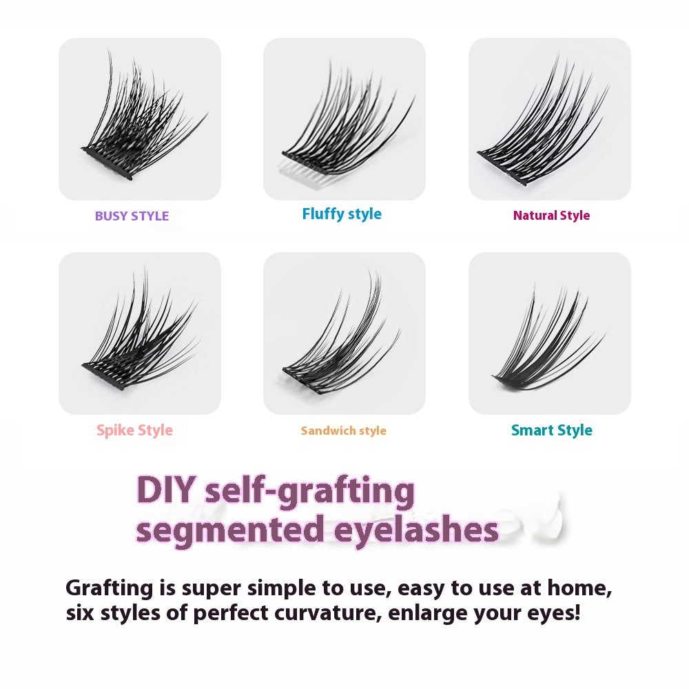 Segmented Eyelashes with Imported Fiber for United States Customers CHF - united states chf segmented eyelashes