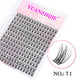 Segmented Eyelashes with Imported Fiber for United States Customers CHF - united states chf segmented eyelashes