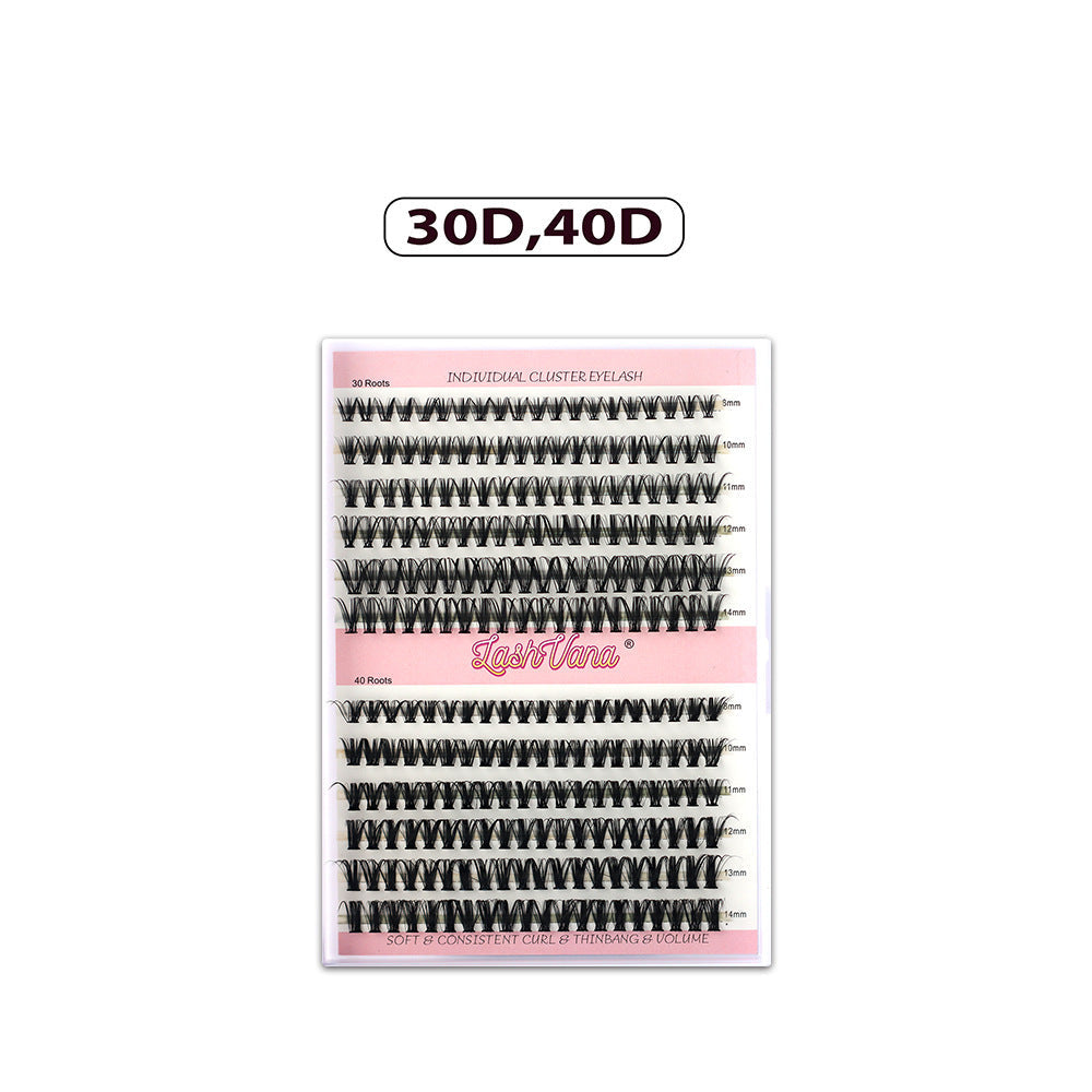 Segmented False Eyelashes Thick Curl Twelve Rows - segmented false eyelashes united states
