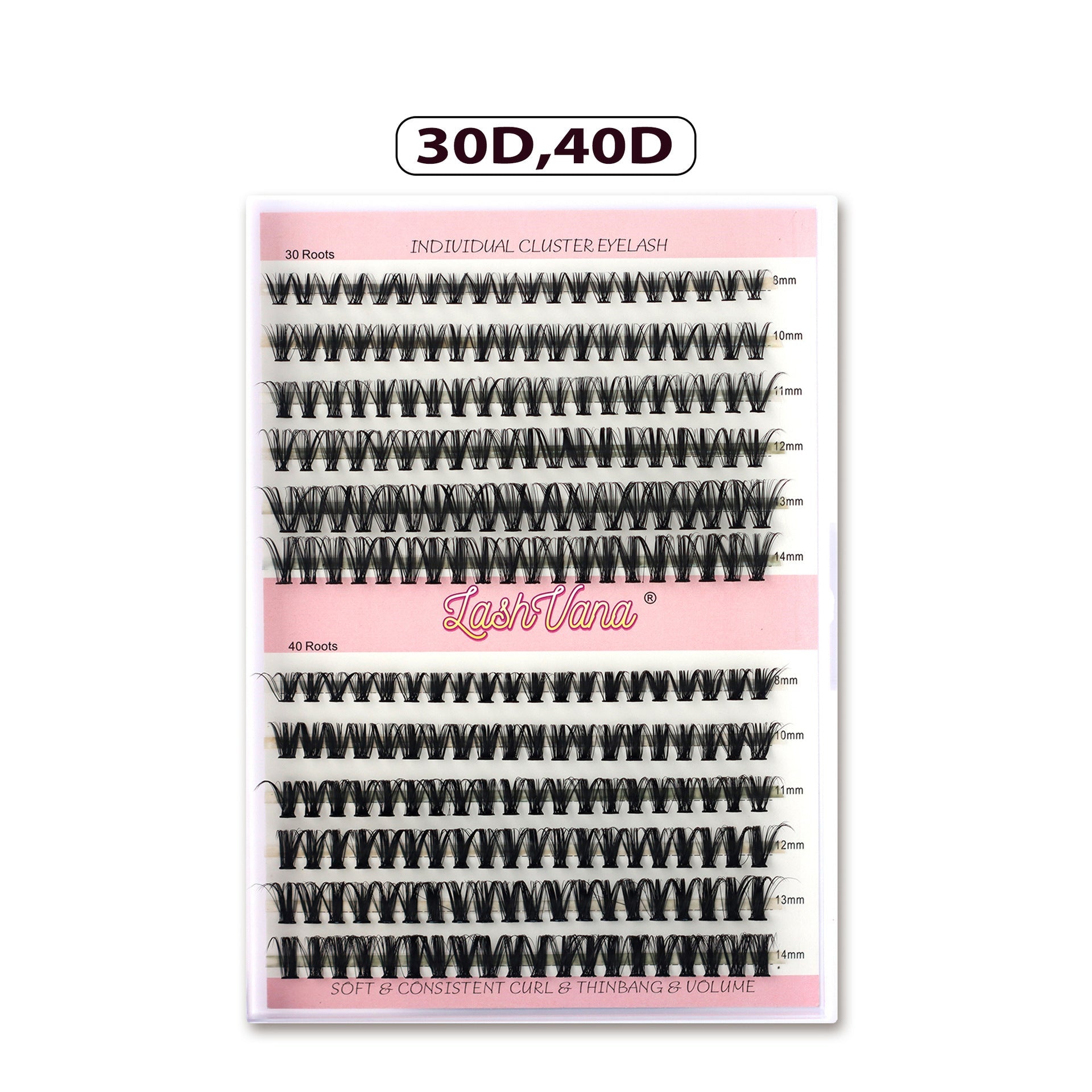 Segmented False Eyelashes Thick Curl Twelve Rows - segmented false eyelashes united states