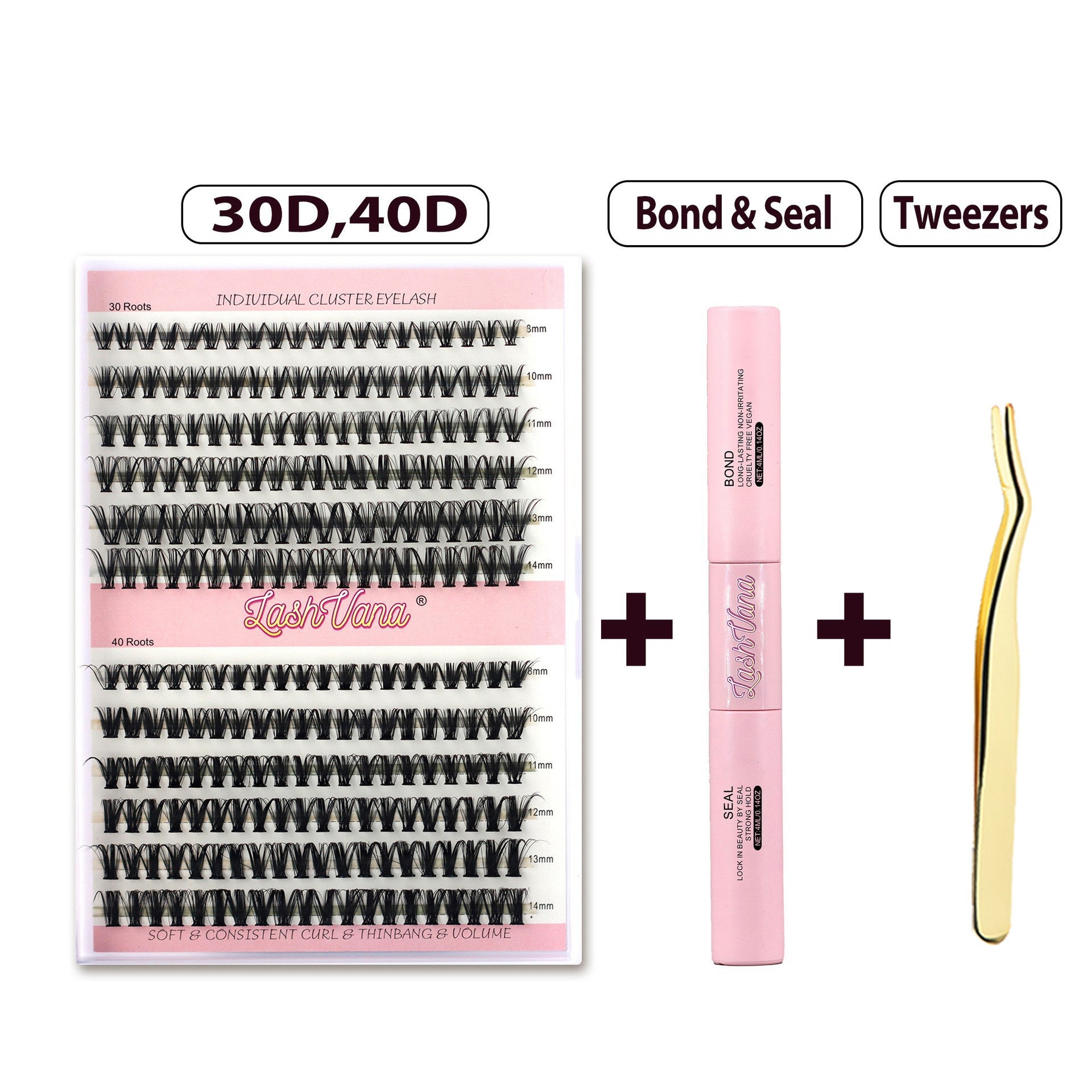 Segmented False Eyelashes Thick Curl Twelve Rows - segmented false eyelashes united states