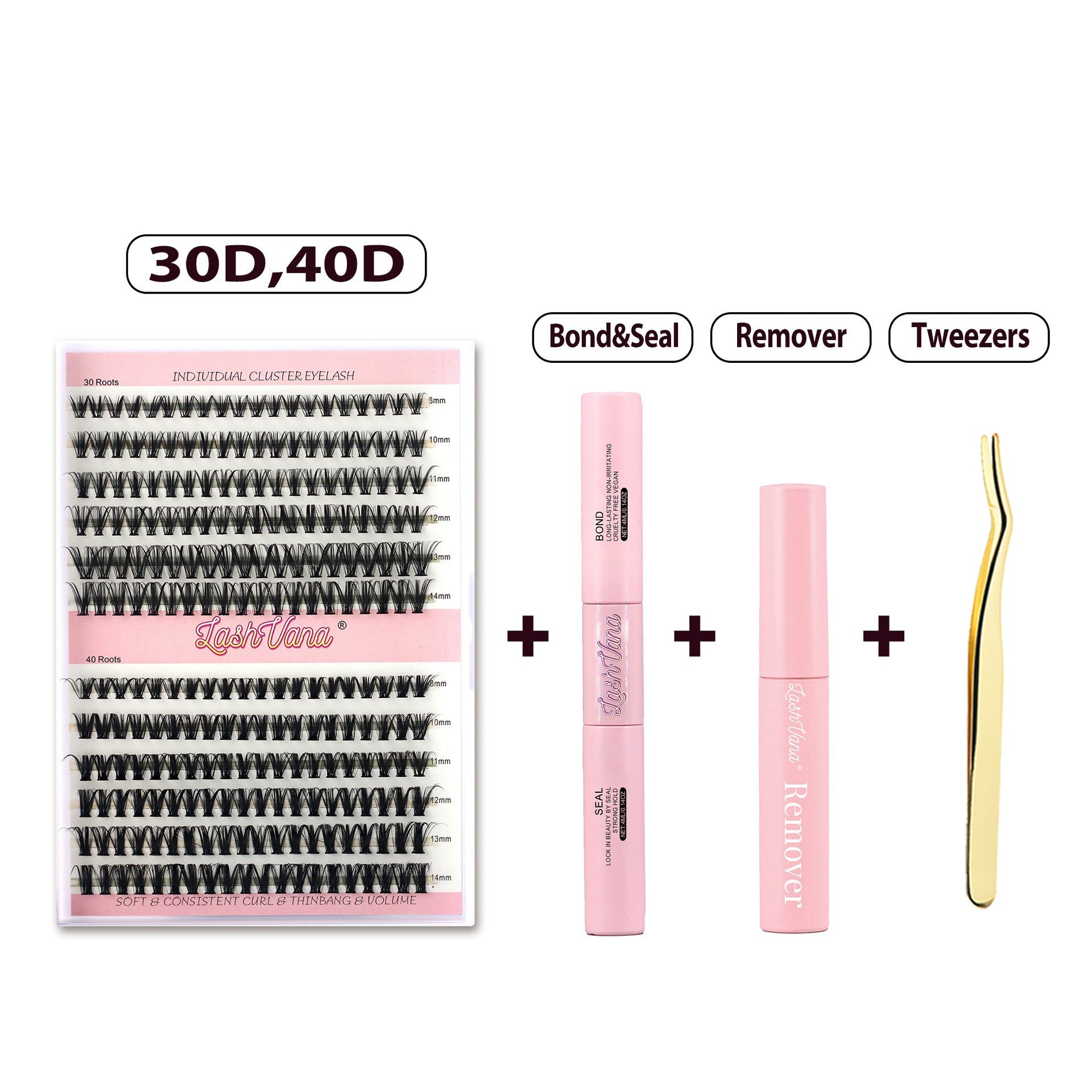 Segmented False Eyelashes Thick Curl Twelve Rows - segmented false eyelashes united states
