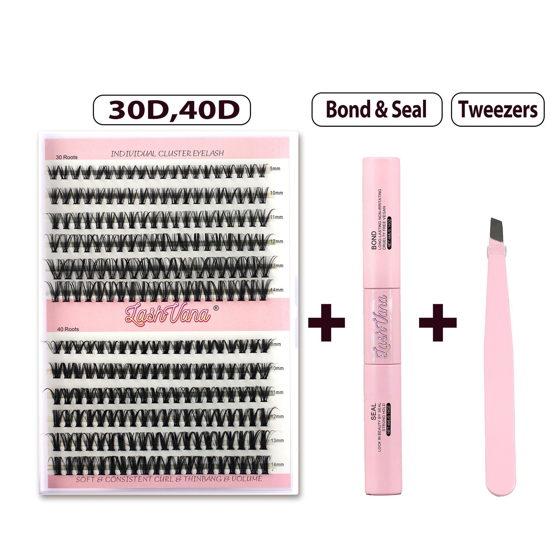 Segmented False Eyelashes Thick Curl Twelve Rows - segmented false eyelashes united states