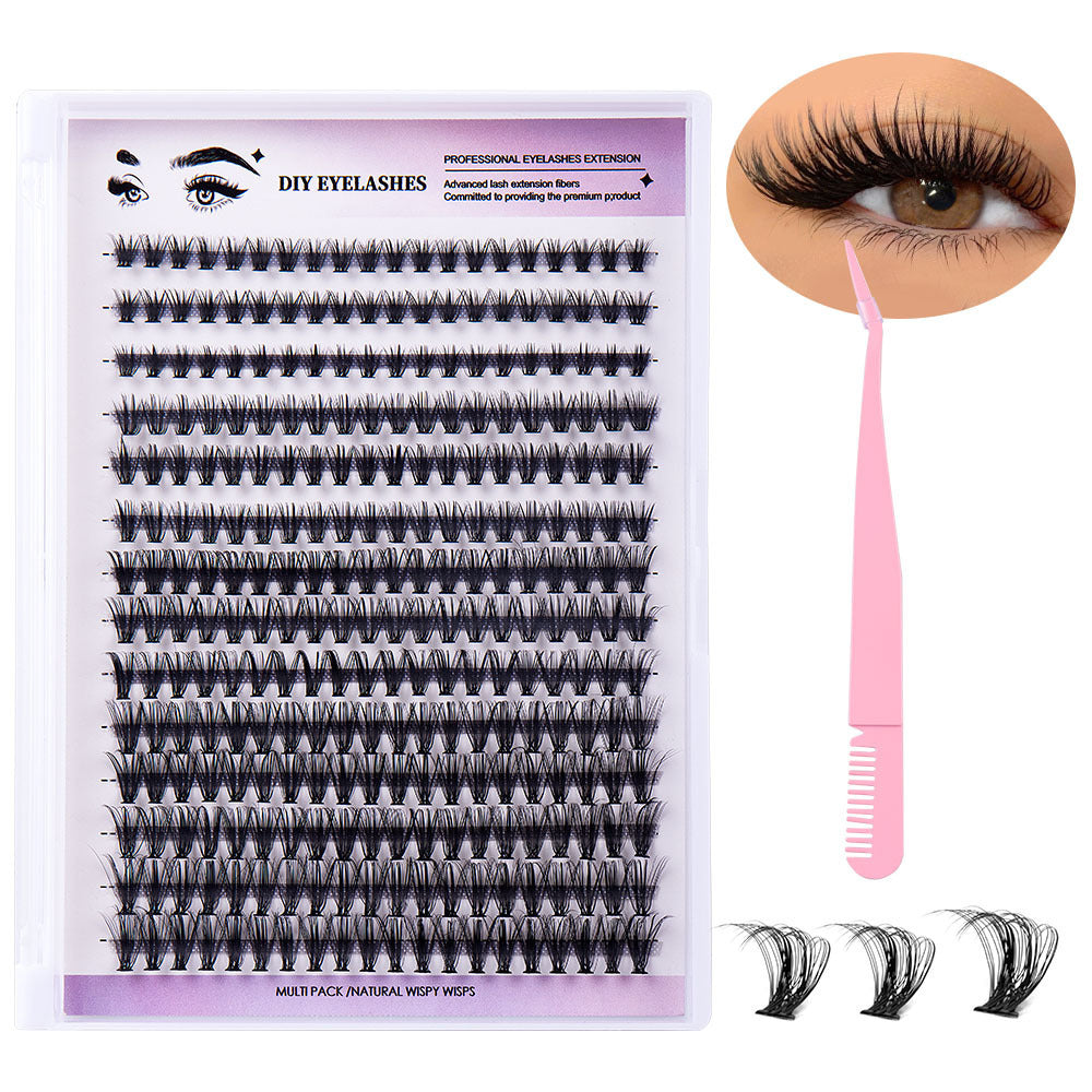 Segmented Natural Thick Individual False Eyelash Eyelashes - individual false eyelash eyelashes