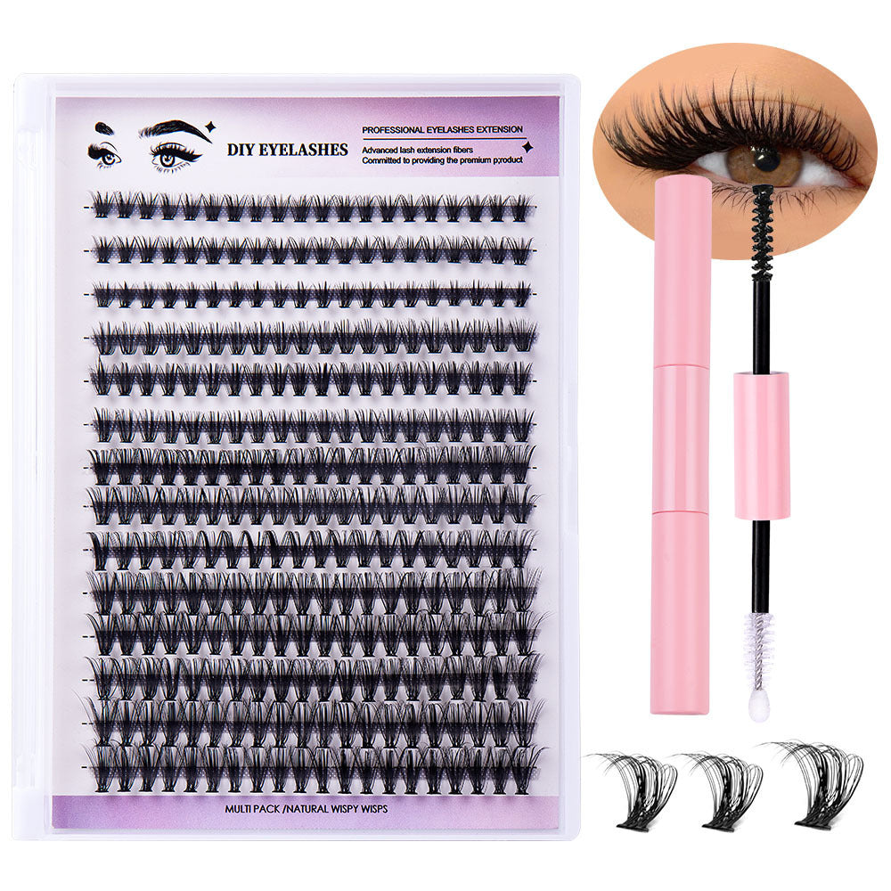 Segmented Natural Thick Individual False Eyelash Eyelashes - individual false eyelash eyelashes