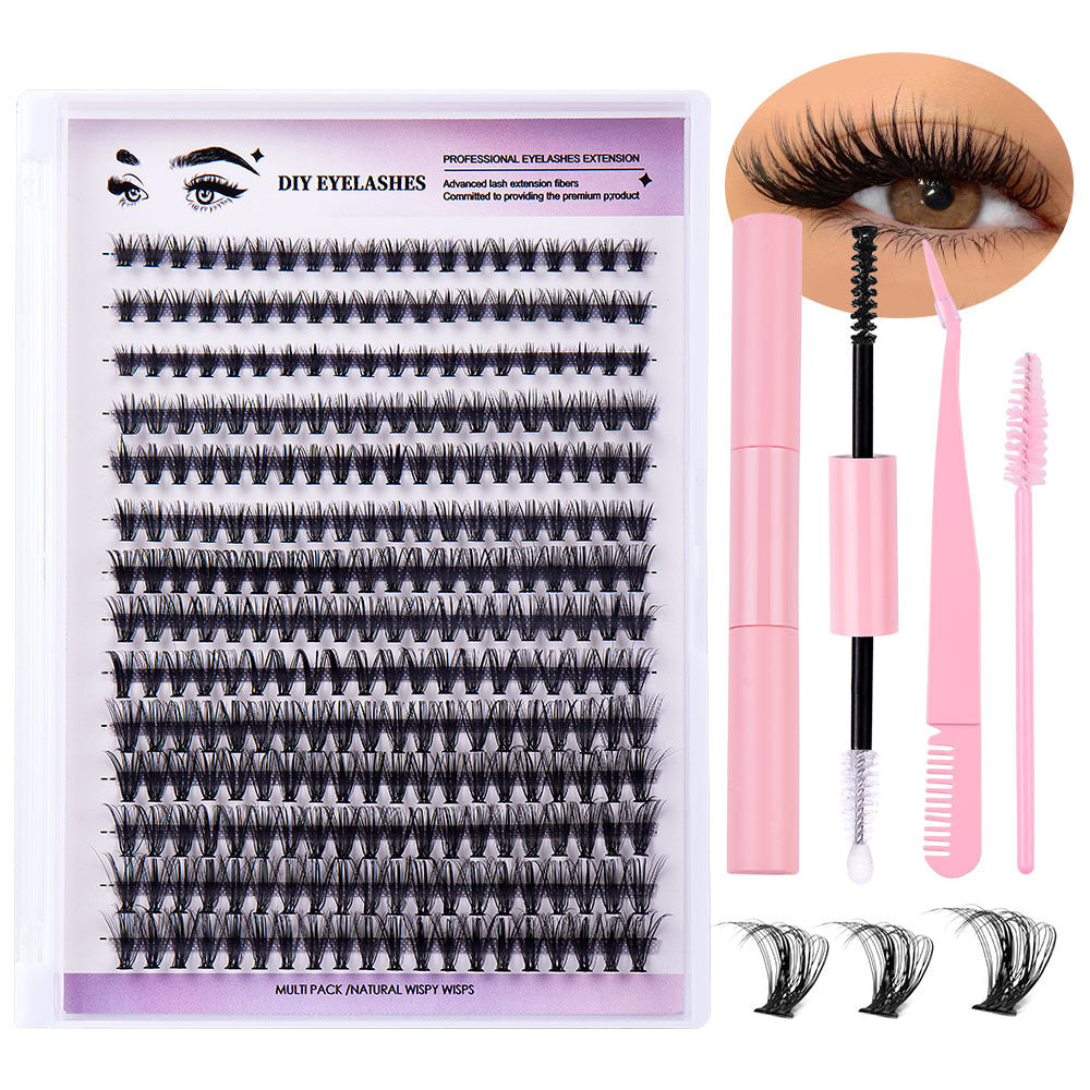Segmented Natural Thick Individual False Eyelash Eyelashes - individual false eyelash eyelashes