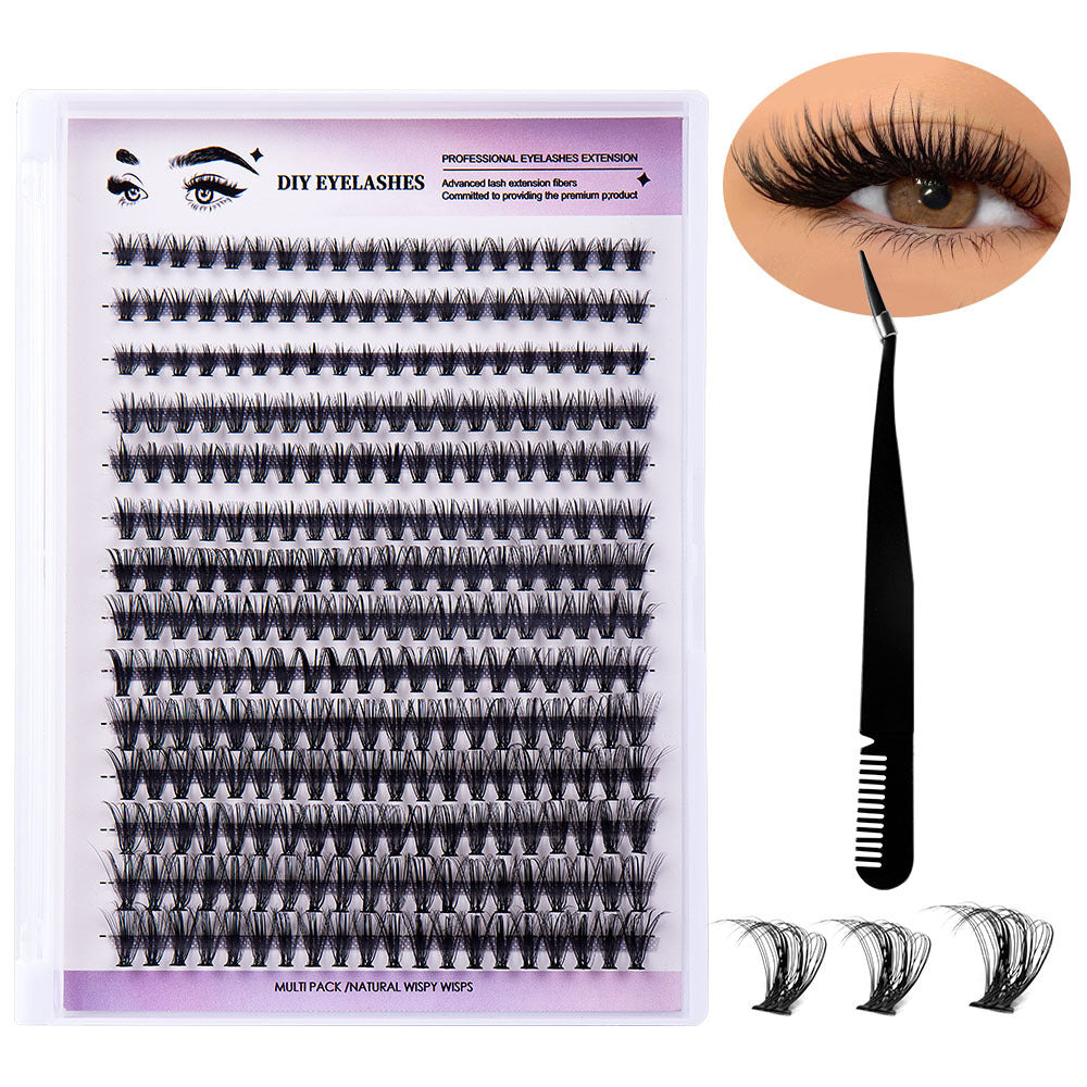 Segmented Natural Thick Individual False Eyelash Eyelashes - individual false eyelash eyelashes