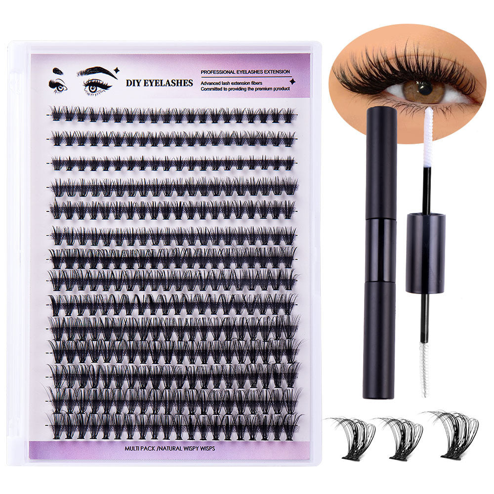 Segmented Natural Thick Individual False Eyelash Eyelashes - individual false eyelash eyelashes