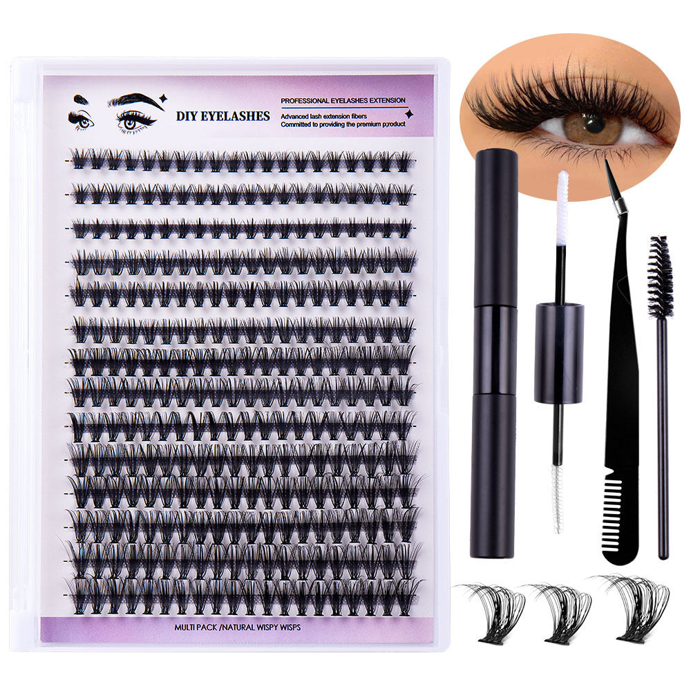 Segmented Natural Thick Individual False Eyelash Eyelashes - individual false eyelash eyelashes